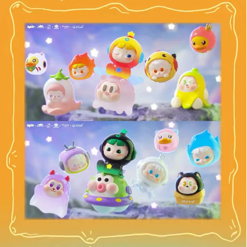 【直播拆】hidden wood黑灯屋星际宝贝萌粒盲盒正品手办
