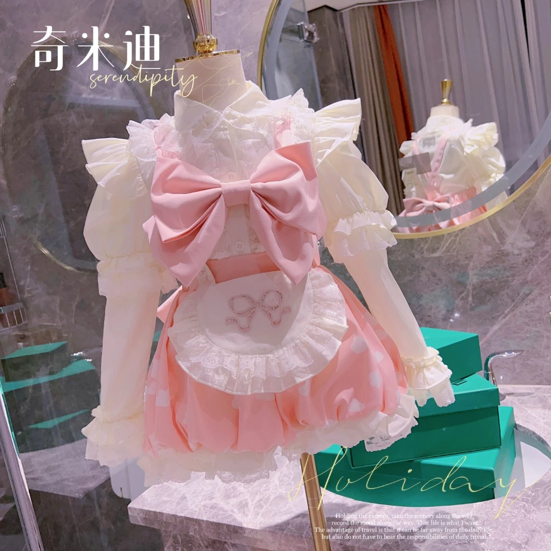 现货【粉蘑菇】奇米迪女童套装儿童可爱春装洋气11128/12129