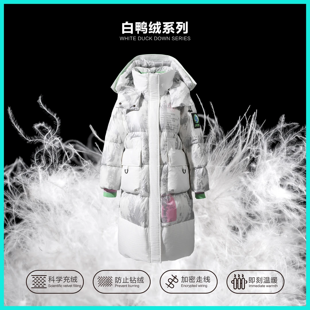 【芳芳专属】Y1357125L 冬季户外运动加厚温暖羽绒服