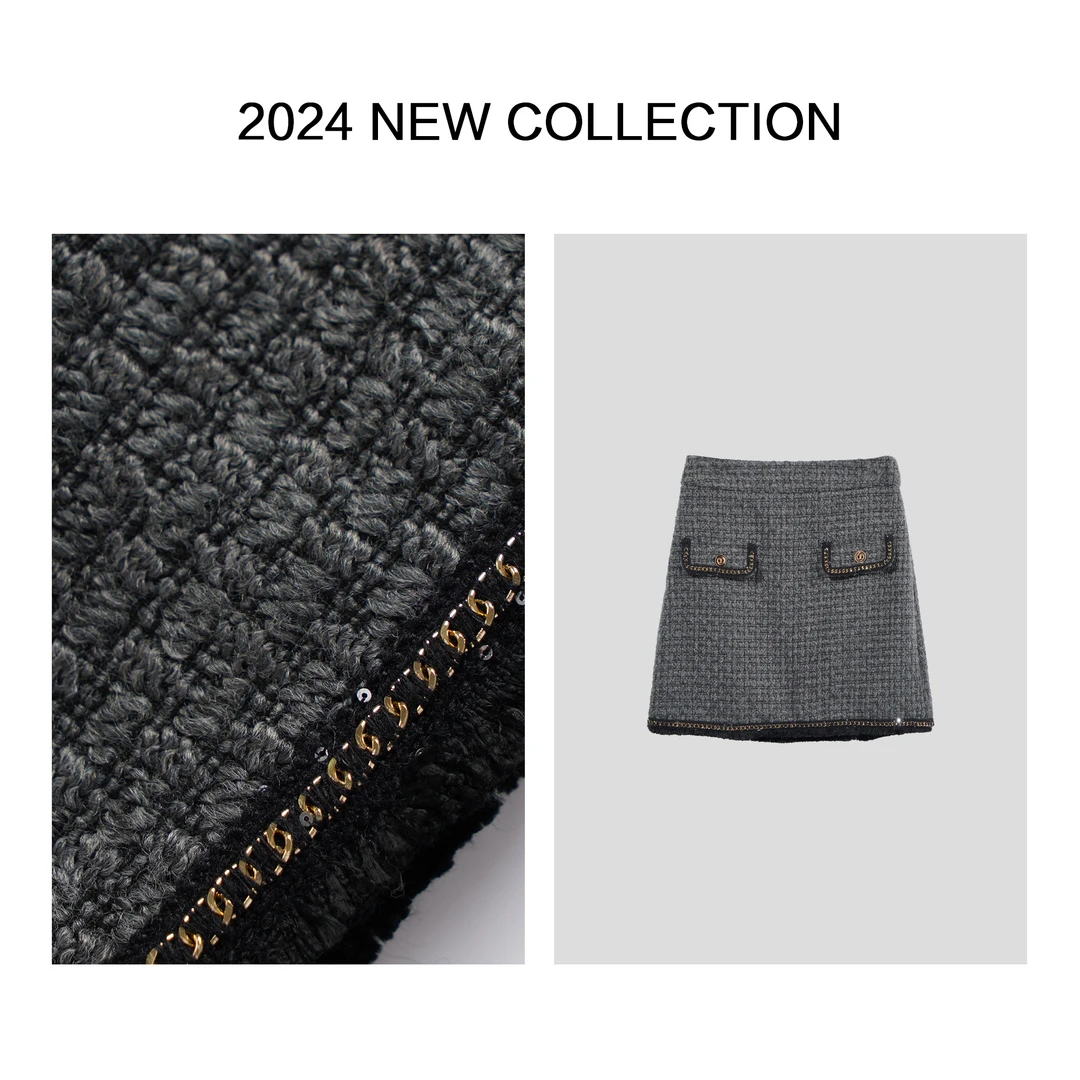 【芳芳专属】Q1357052B 女士休闲百搭短裙-7052