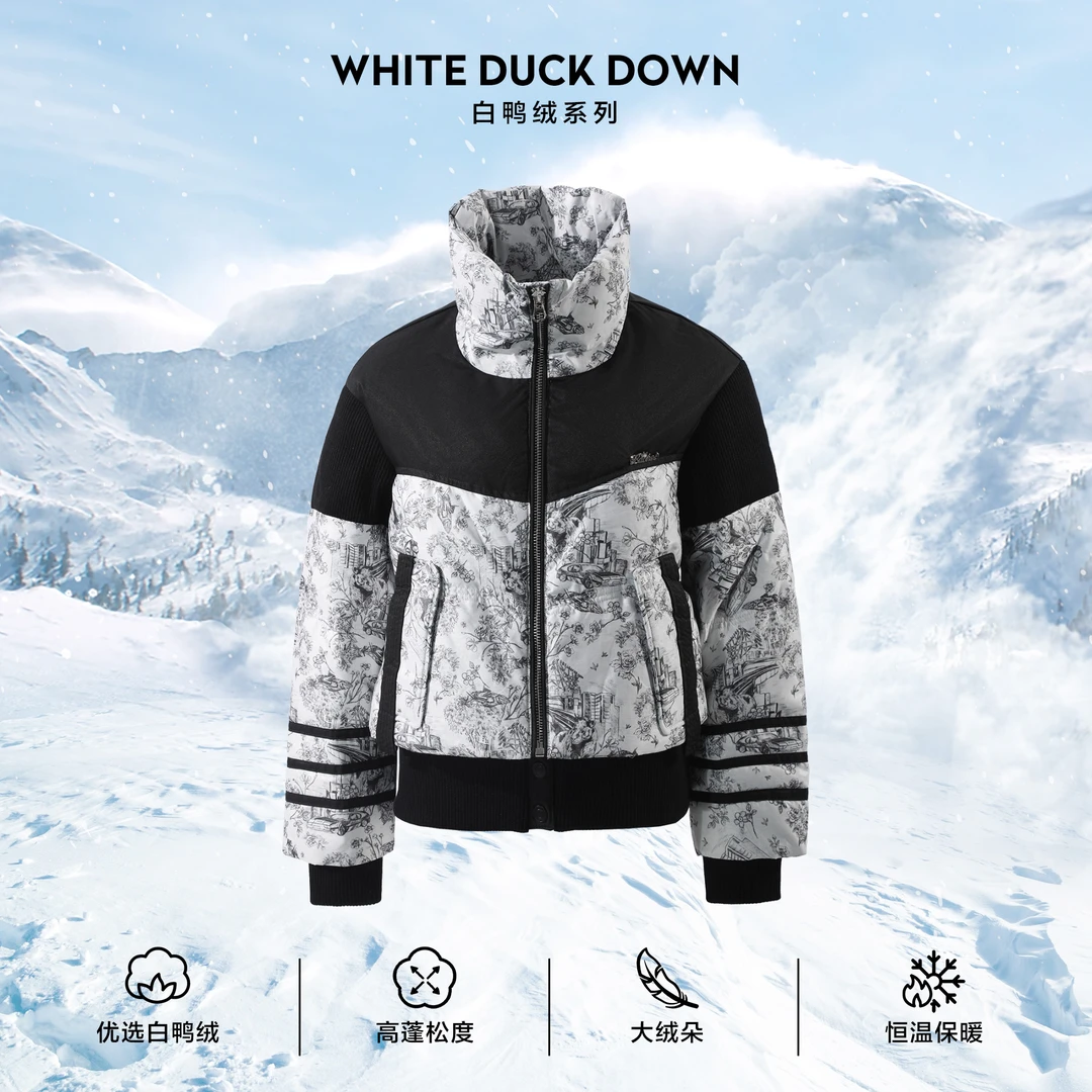 【婷婷专属】Y135009 加厚防寒，女式短款羽绒服