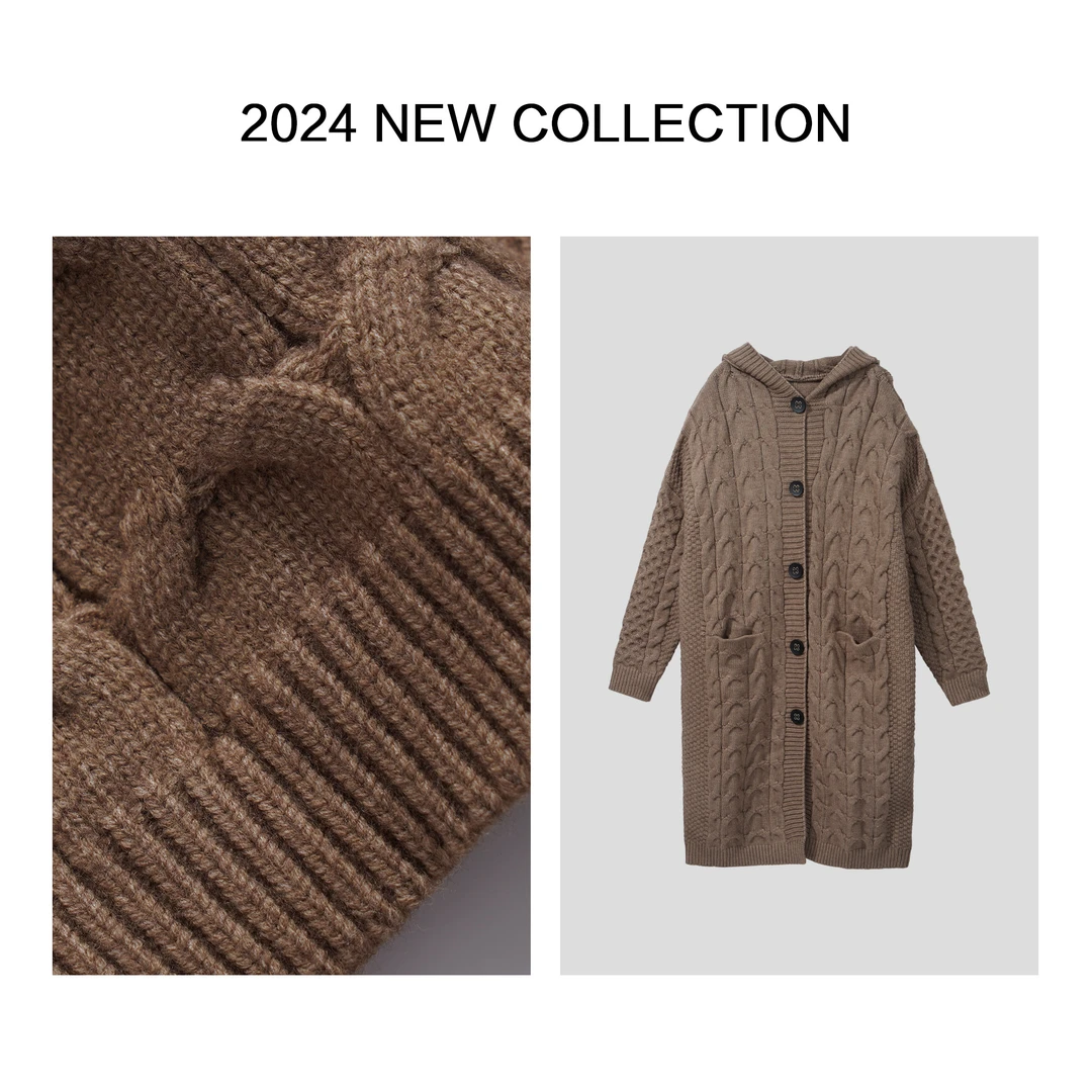 【婷婷专属】 W1356050 冬季针织保暖外套
