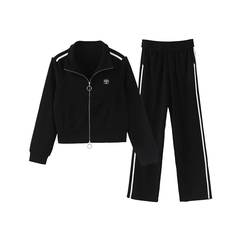 【婷婷·专属】DW5336035B  2024新品春装时尚上衣+裤子两件套装