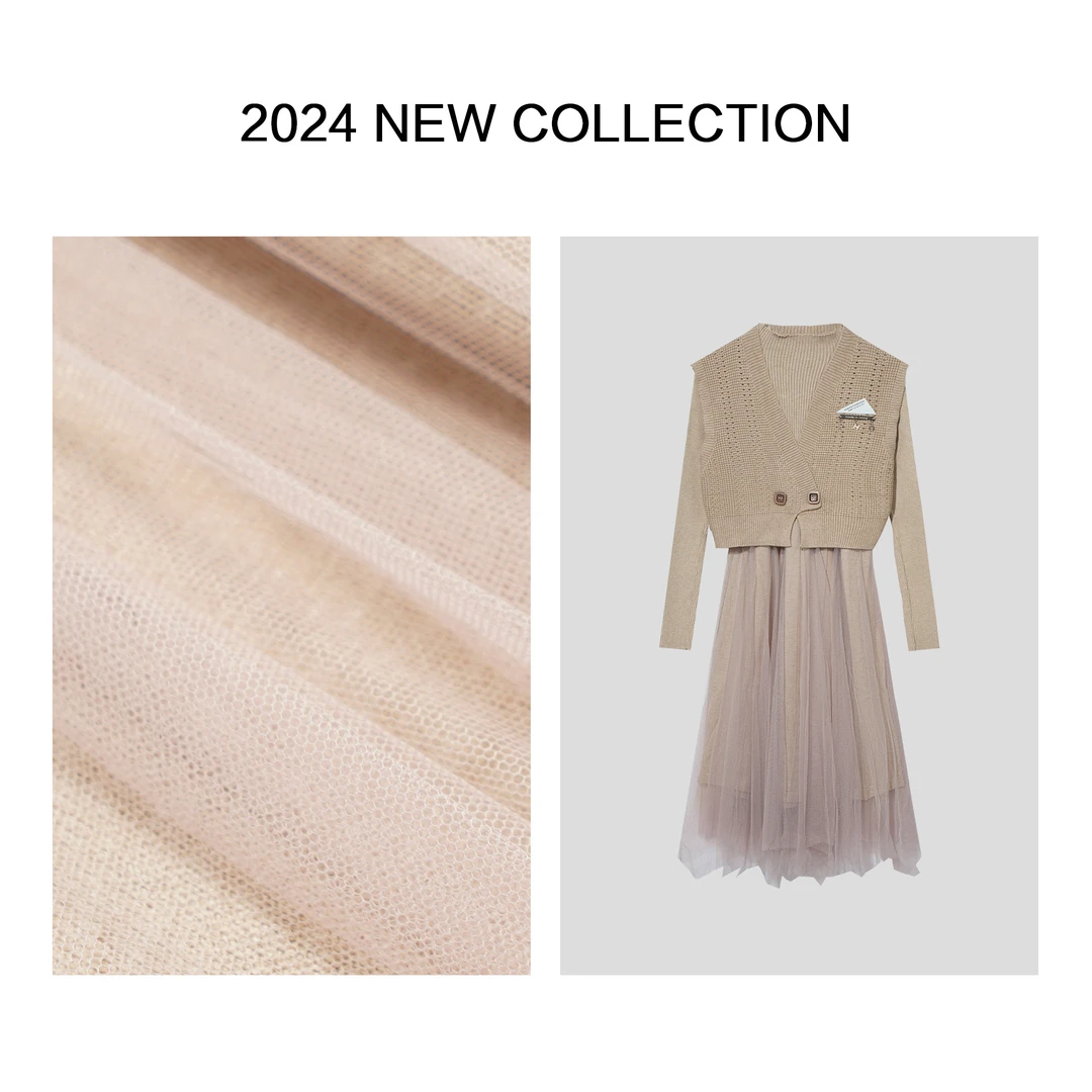 【芳芳专属】L1356019D 时尚百搭冬季中长款连衣裙-6019