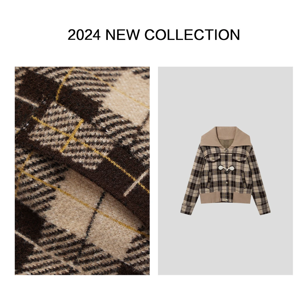 【婷婷专属】 W1357031 冬季小香风百搭外套