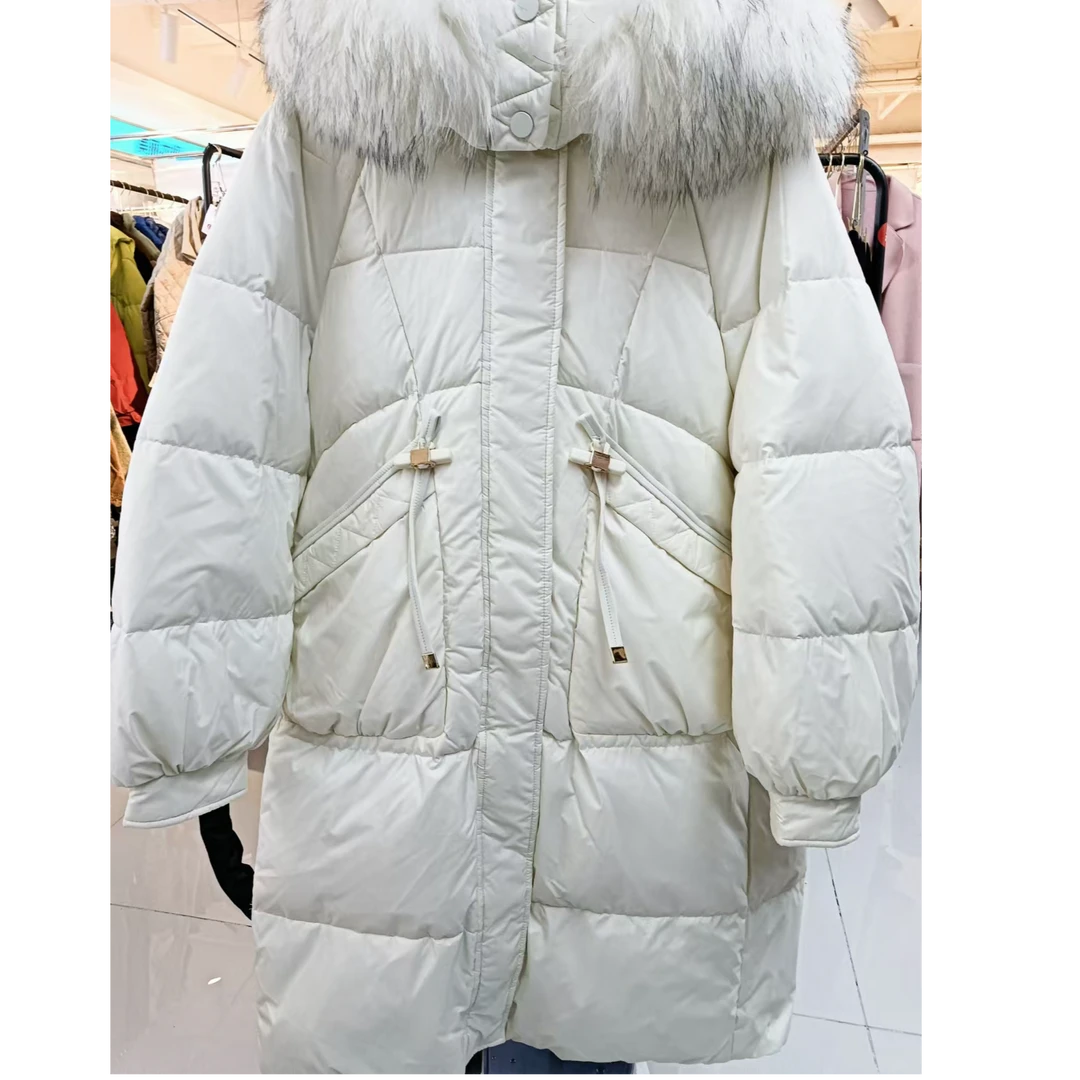 【婷婷专属】Y1356077L 加绒加厚宽松中长款羽绒服