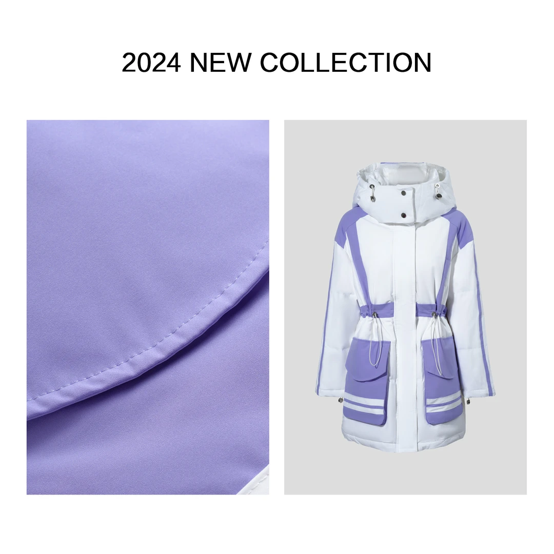 【婷婷专属】Y135005A 时尚拼接设计羽绒服