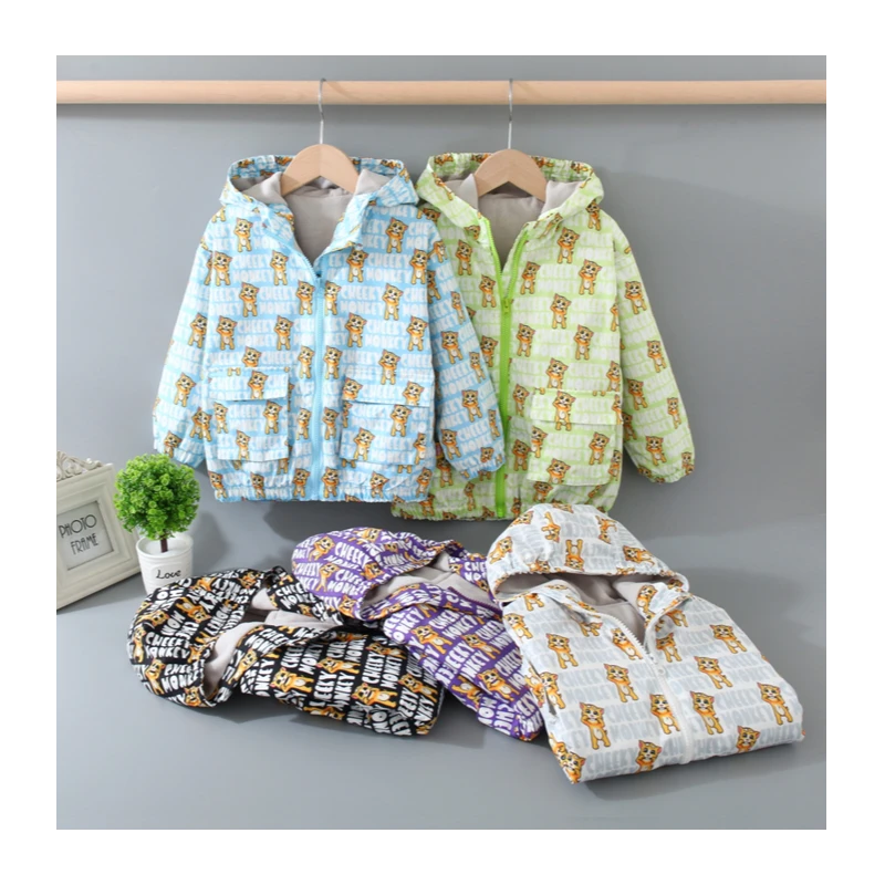 品牌货单猫猫加绒儿童防风外套MTWT1551