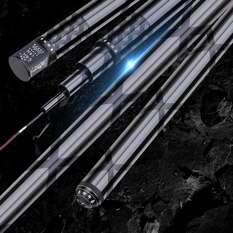 素材印象S-8H8.5H黑坑超轻超硬19调鱼竿抢鱼飞磕钓竿钓鱼竿战斗竿