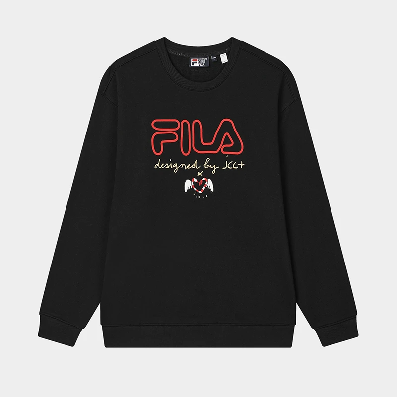 Fila/斐乐新款男女同款【休闲运动卫衣男款撞色】舒适F11U519203F