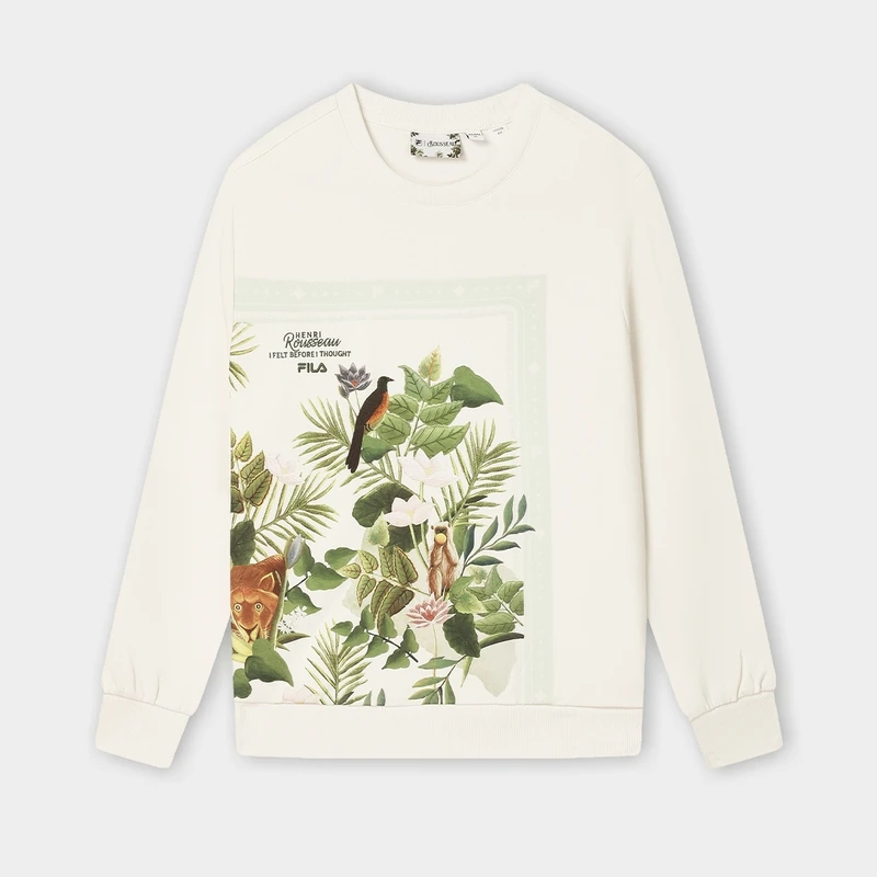 Fila/斐乐秋冬新款女子【 卢梭联名氧气卫衣】休闲保暖 F11W448209F