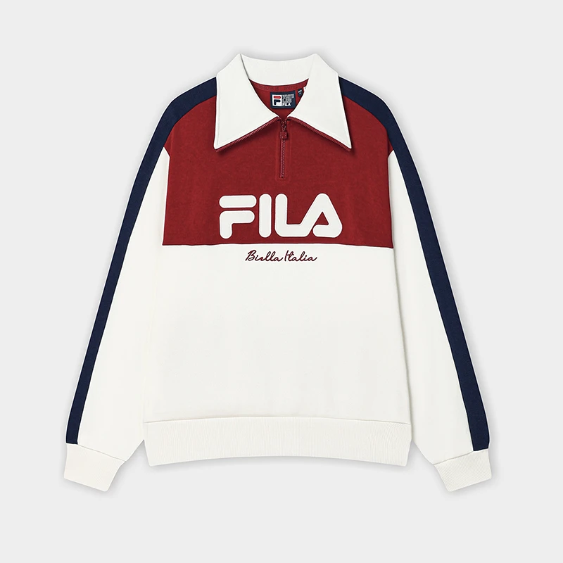 Fila/斐乐秋冬新款女子【休闲翻领套头卫衣】拼色F11W449206F