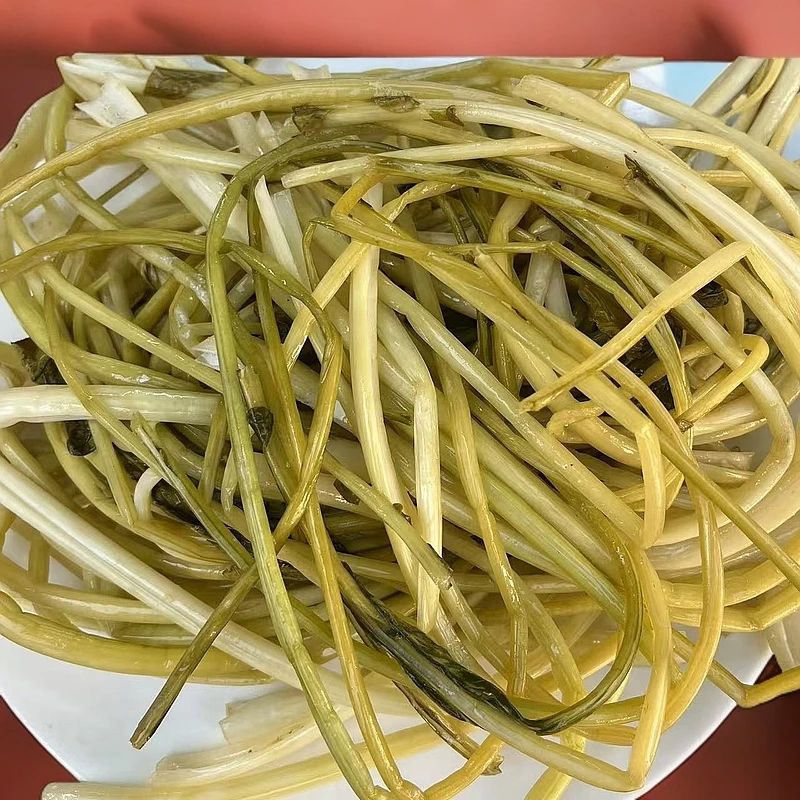 信阳传统箭杆白腌菜