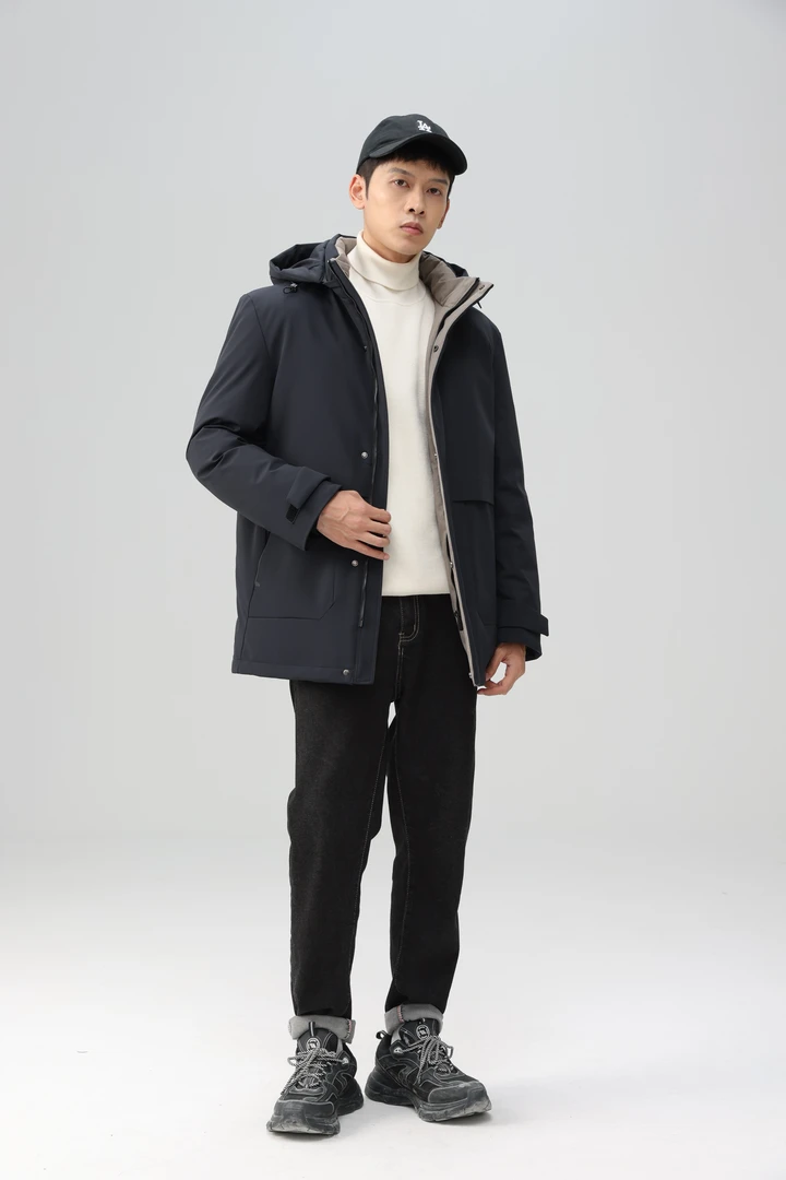 【断码捡漏羽服】户外运动防风加厚休闲连帽保暖冬季羽绒服002