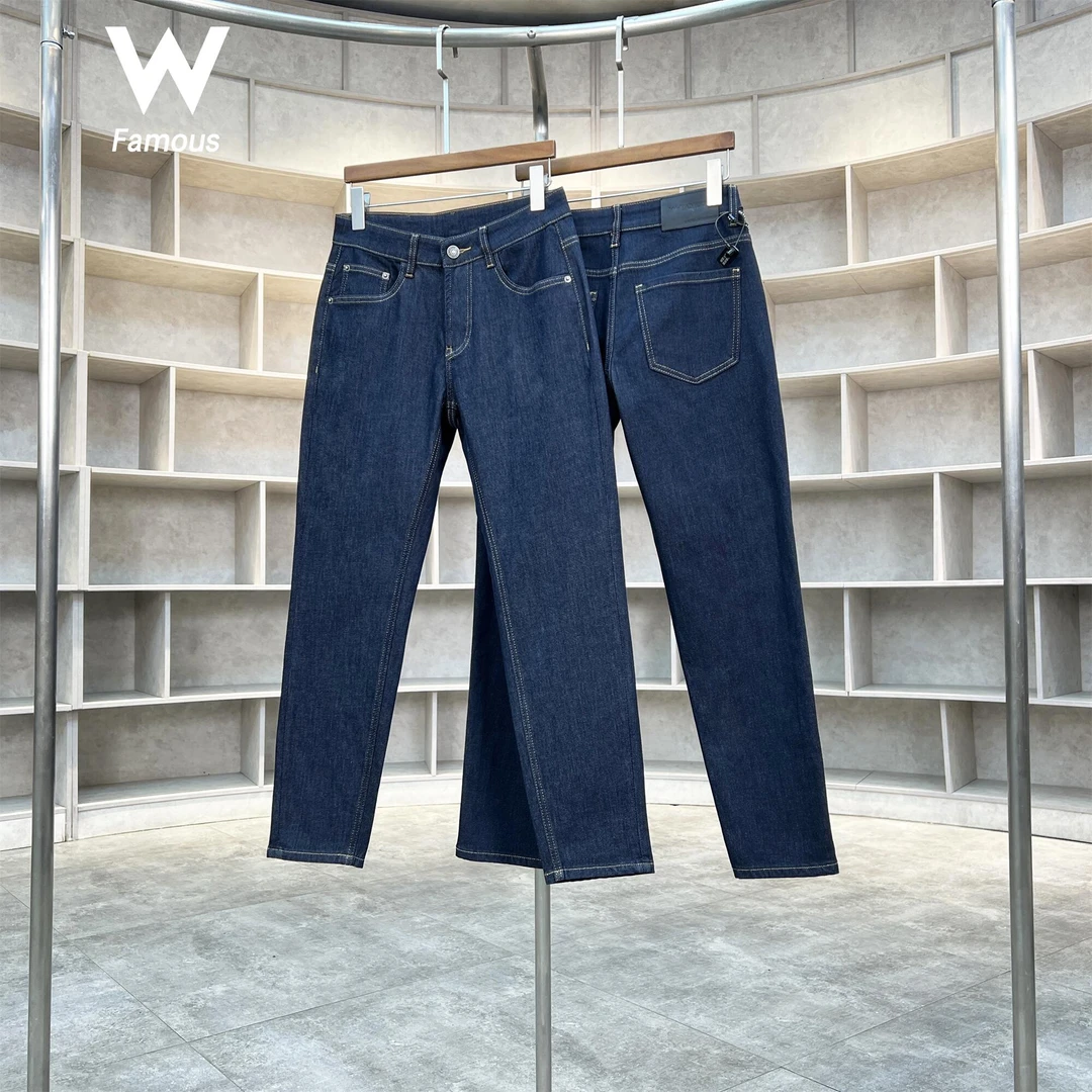 【活动款】W25 -9安/九分半/九分/主推藏青色/针织弹力底牛仔裤