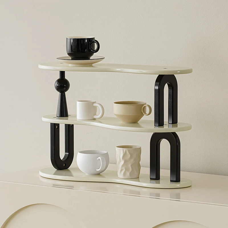 简约北欧家居玄关桌面钥匙收纳摆件客厅奶油风收纳杯架高档装饰品