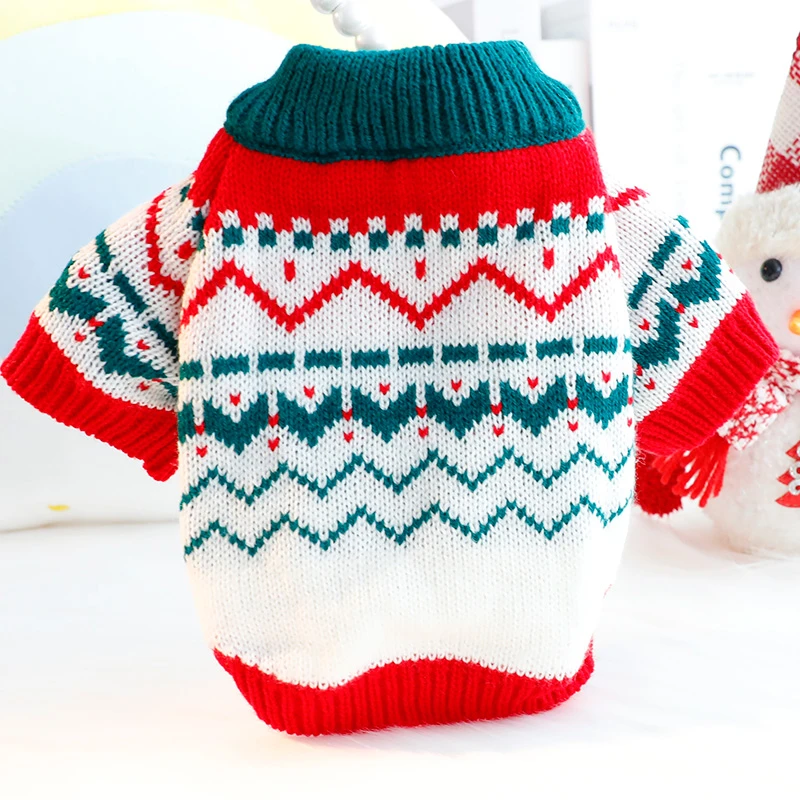 狗狗衣服秋冬装猫咪公主圣诞烟花毛衣甜美柔软小型犬泰迪宠物5325