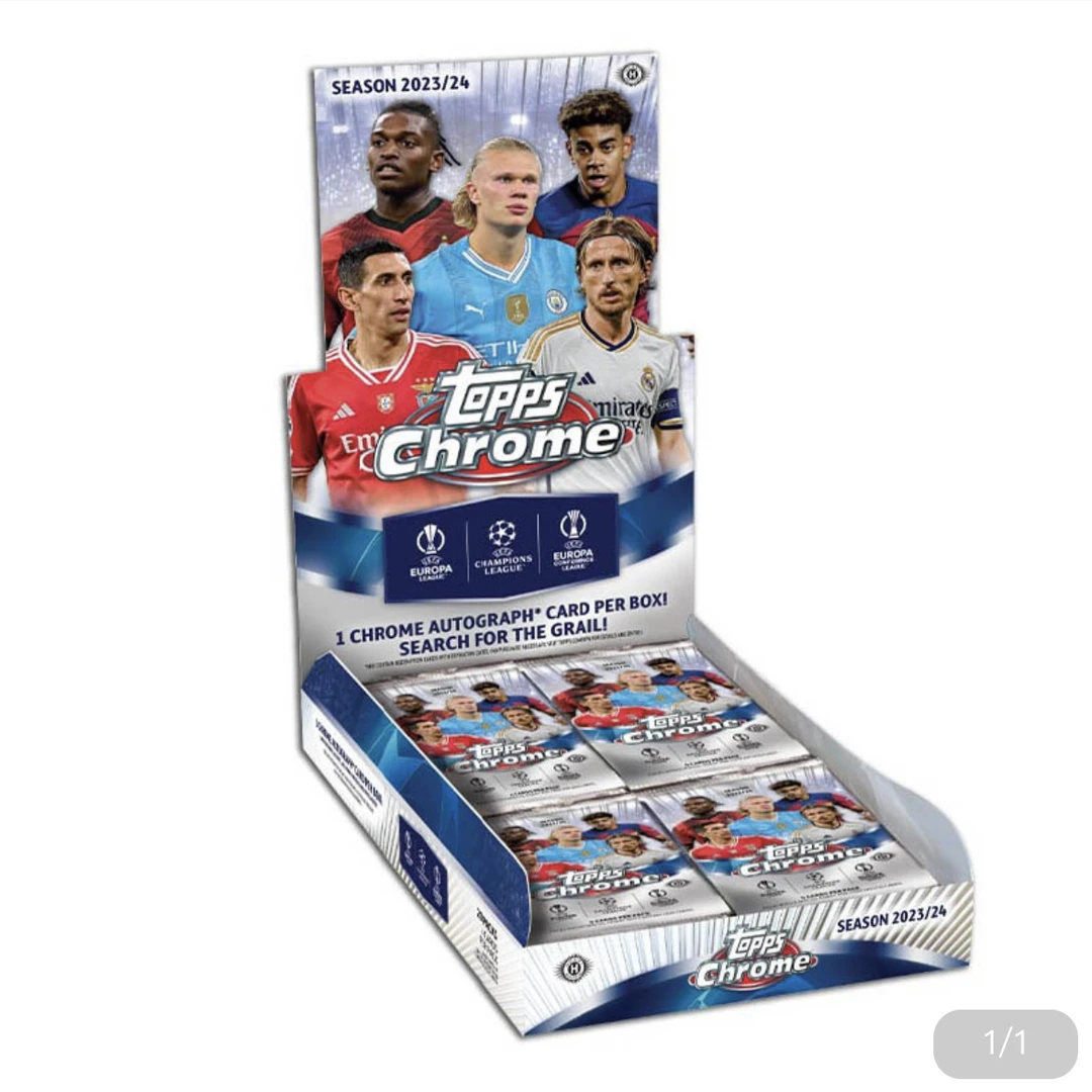 「代拆」2023-24 Topps 欧冠 chrome hobby 盲盒未成年禁止下单