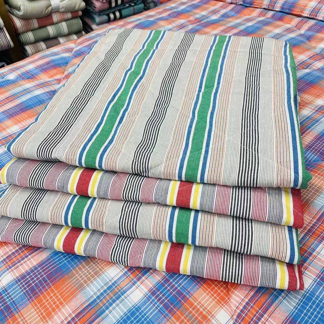 【1米X1米垫子】经典条纹老粗布绗缝多功能棉花垫单人隔脏垫生理垫