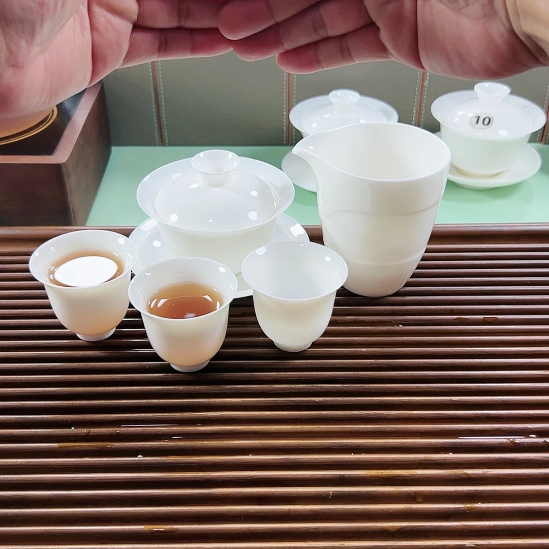 新月盖碗➕2杯子➕半月公道杯