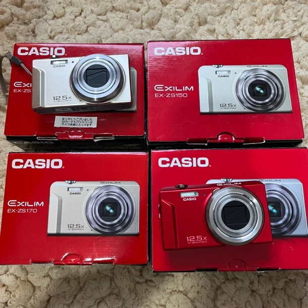 95新 Casio/卡西欧 zs系列 香槟色1610万像素12.5倍变焦磨皮美颜