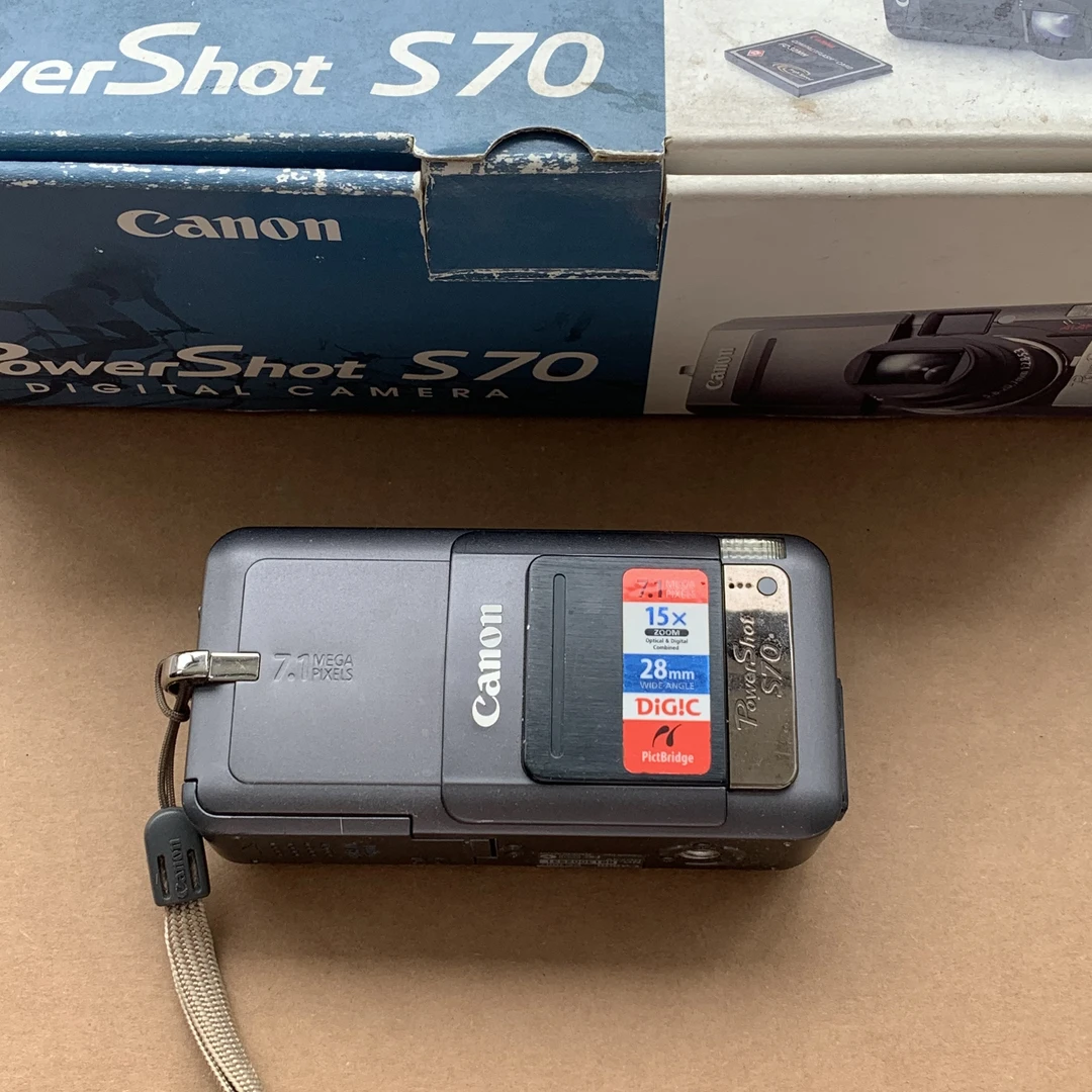 95新 Canon/佳能  佳能 S70 数码相机 710万像素 15倍光学变焦