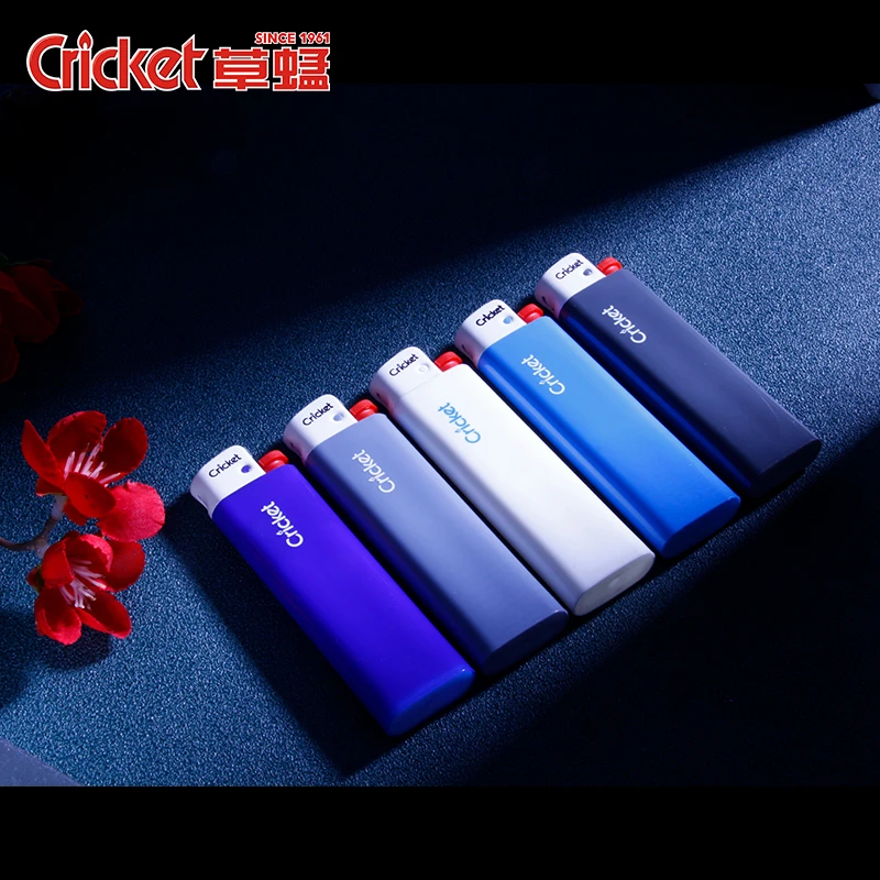 草蜢cricket打火机一次性原装进口官方正品防爆尼龙广告定制印字