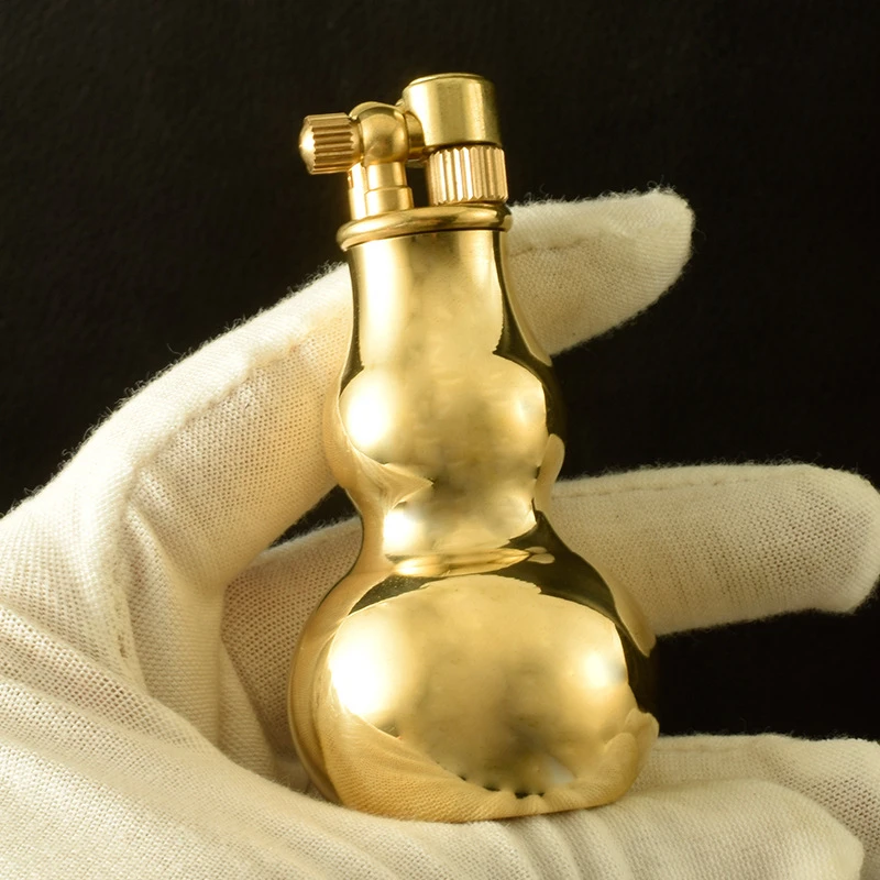 葫芦黄铜机煤油打火机异形身时尚创意小巧葫芦造型火机