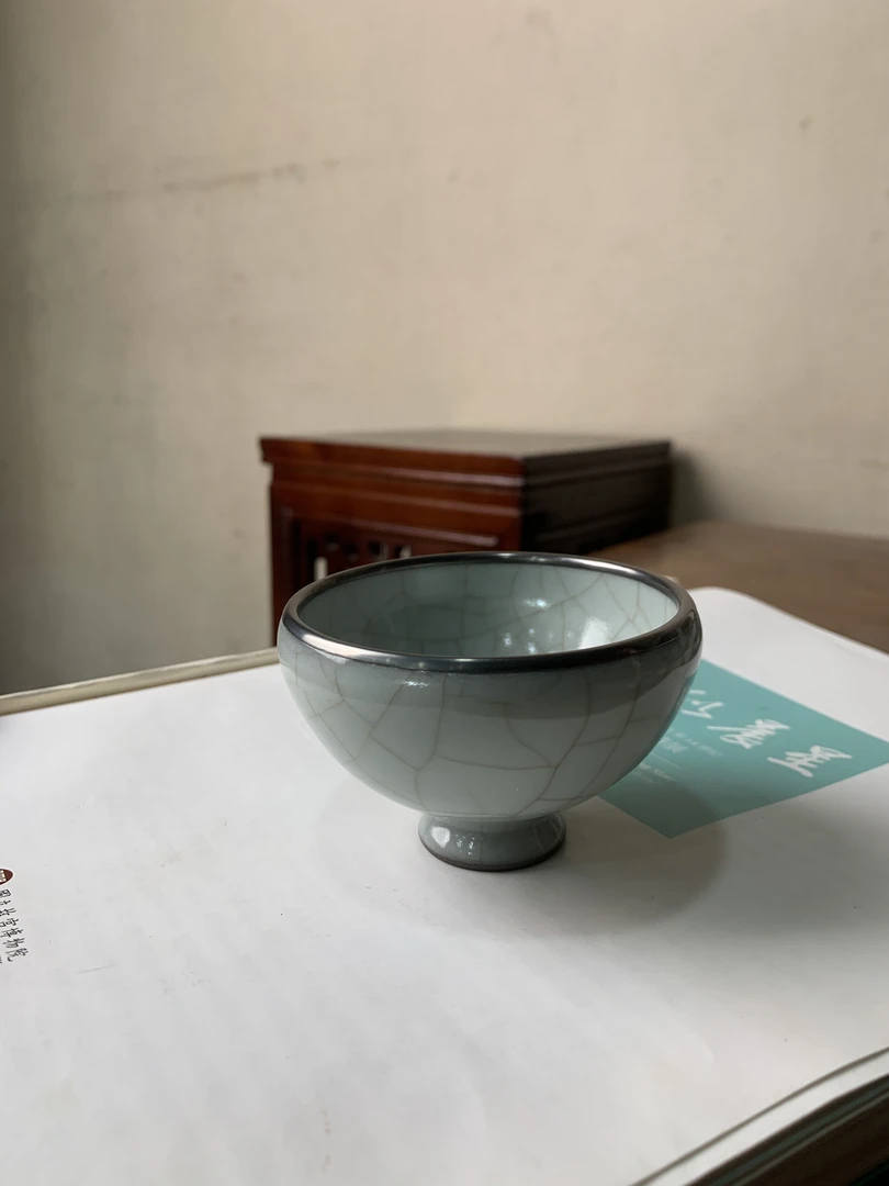 朱云峰宋官新款包铜口斗笠杯压手杯