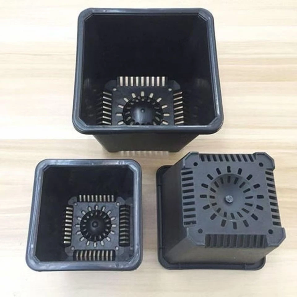 160黑方口15厘米高10厘米多肉专用盆