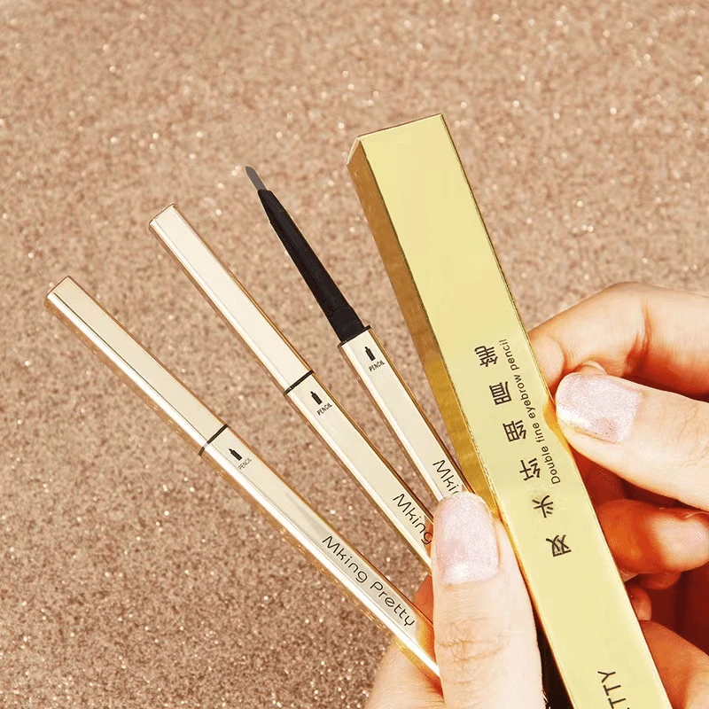【主播补贴】MKING PRETTY双头纤细小金筷眉笔立体防汗不晕染学生