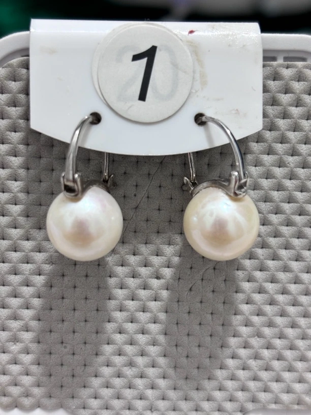 丽源珠宝推荐 天然爱迪生淡水珍珠茶壶款耳扣