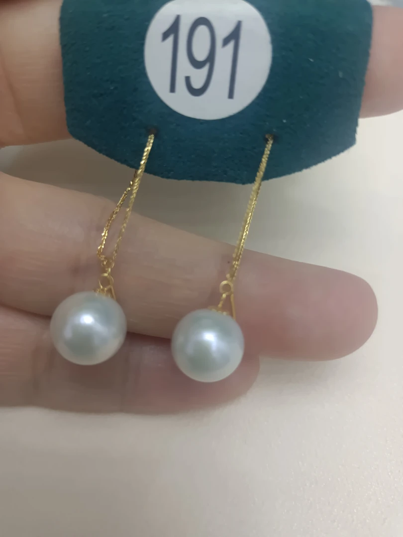 丽源珠宝推荐  天然淡水珍珠简单大气耳线