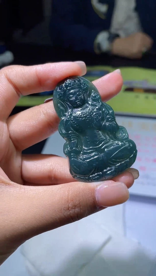 【闪购商品】定制翡翠未镶嵌31-毛货挂件需要抛光