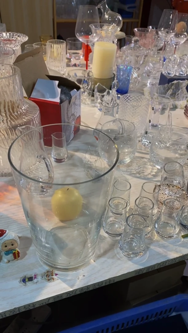 【闪购商品】收脚透明花瓶高20口12