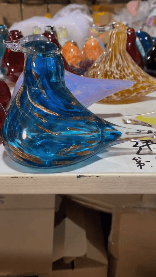 【闪购商品】水蓝带金点年度大鸟