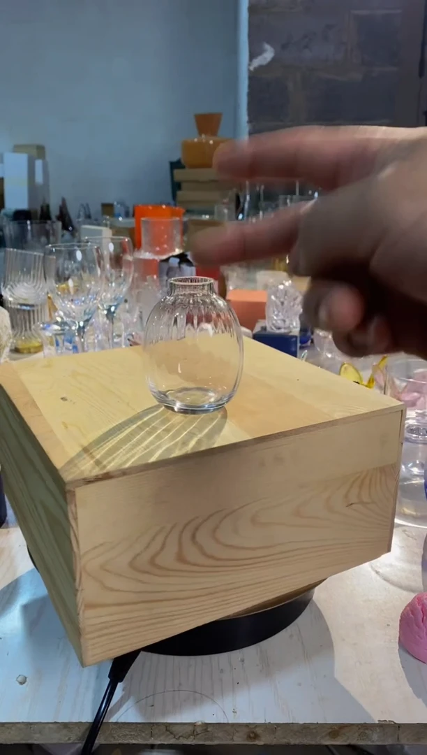 【闪购商品】透明棱面鸡蛋瓶（两只一组）