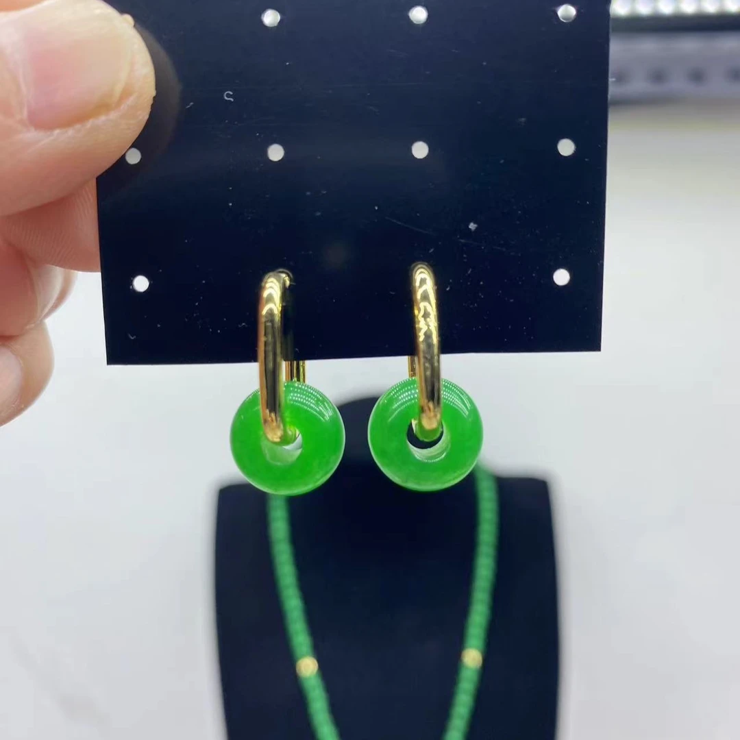 面包扣耳坠气质百搭款050