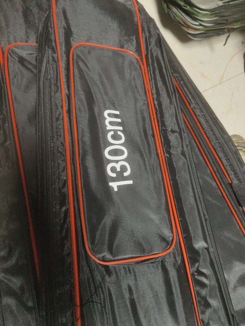 微瑕130二层直竿包颜色随机渔具包