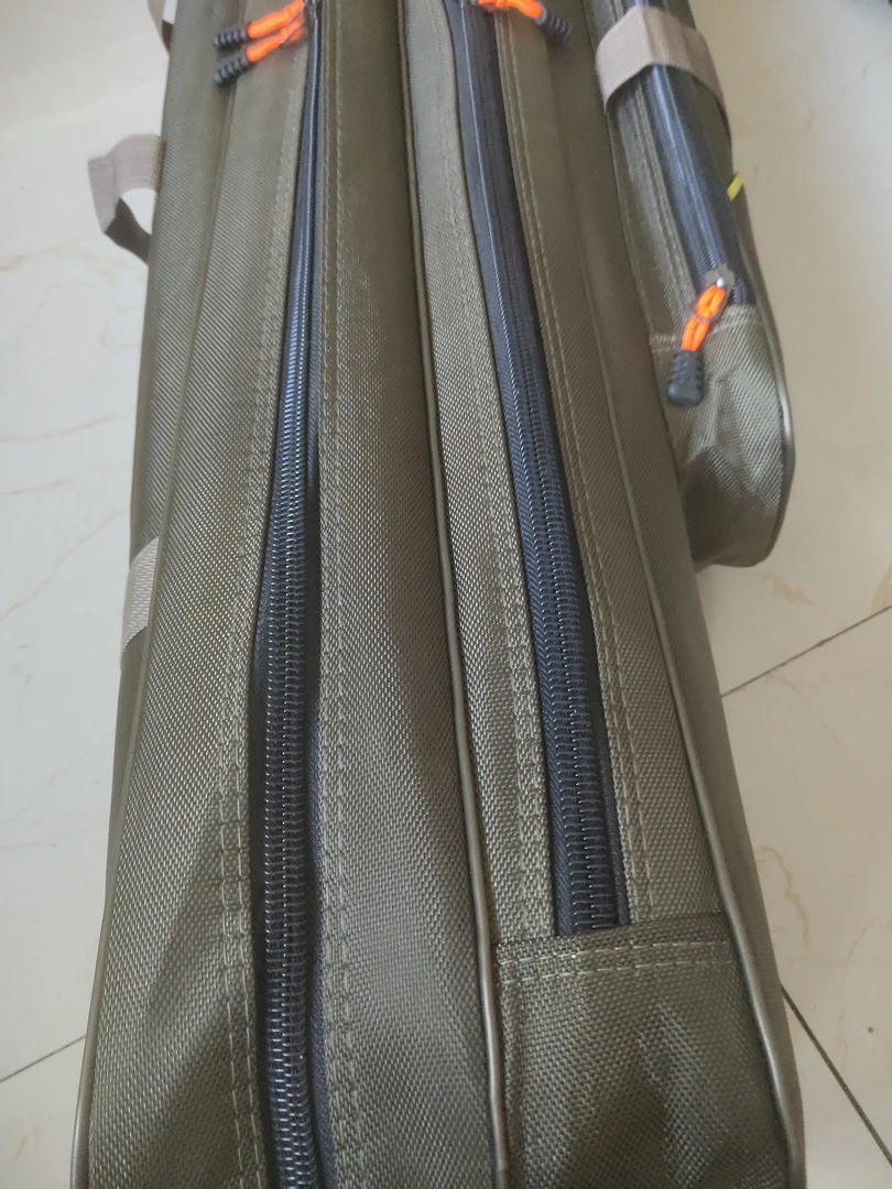 微瑕90厘米二层直竿包颜色随机渔具包