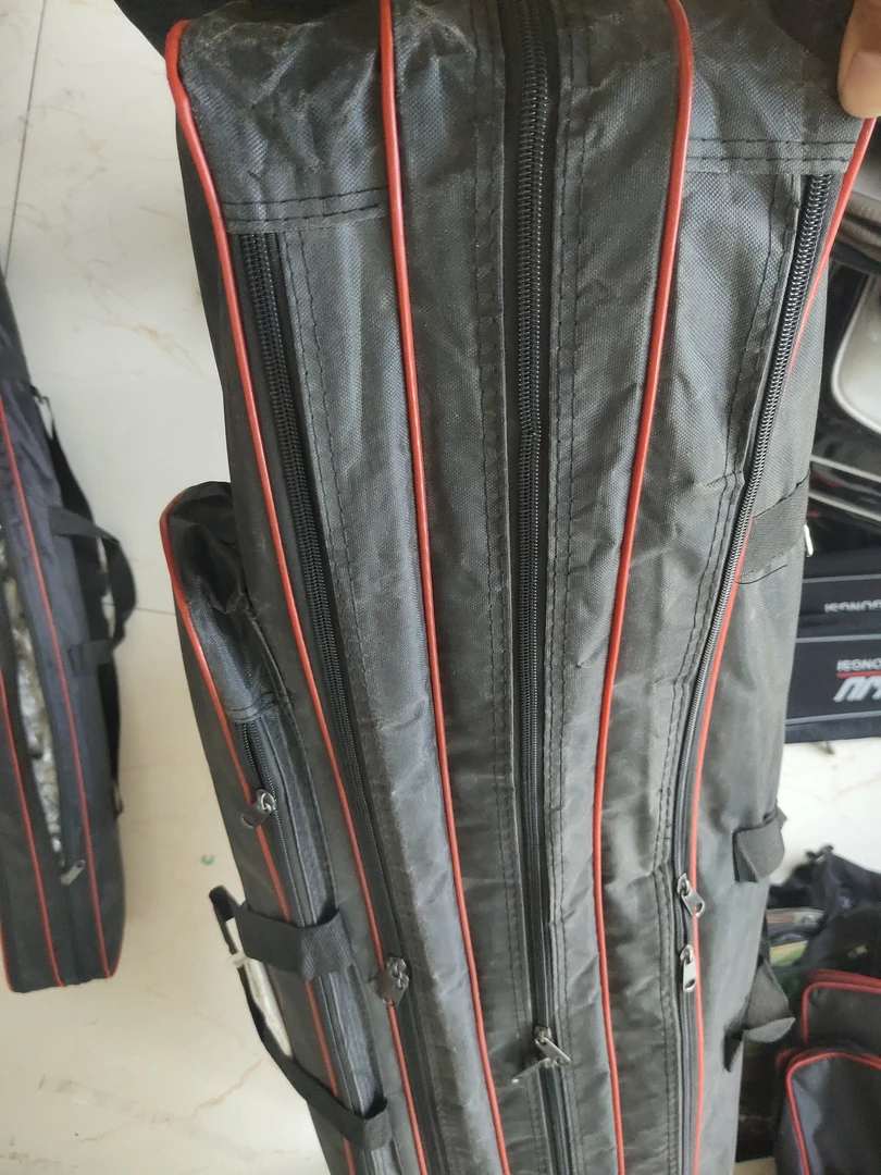 微瑕90厘米三层直竿包颜色收纳袋随机渔具包