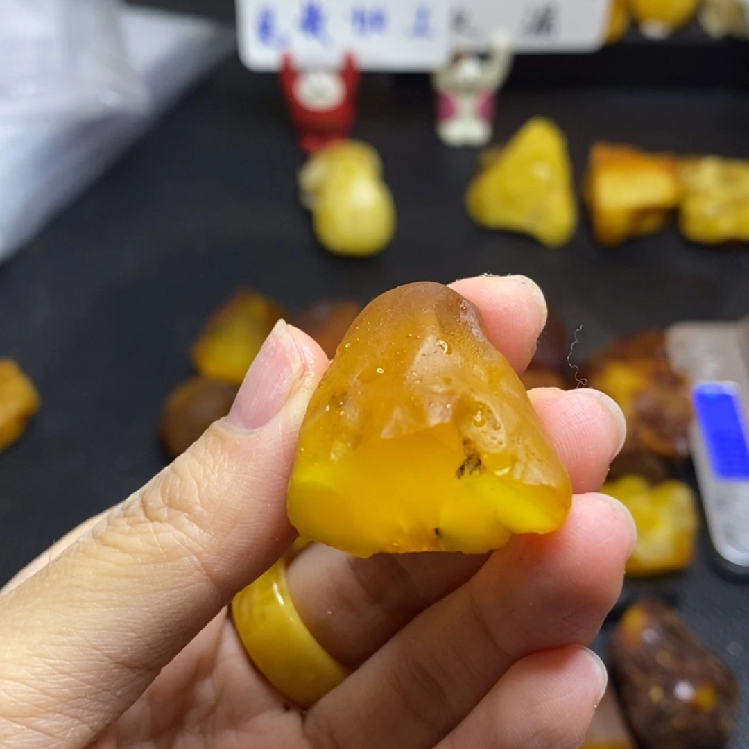 【闪购商品】定制琥珀未镶嵌小****9胖