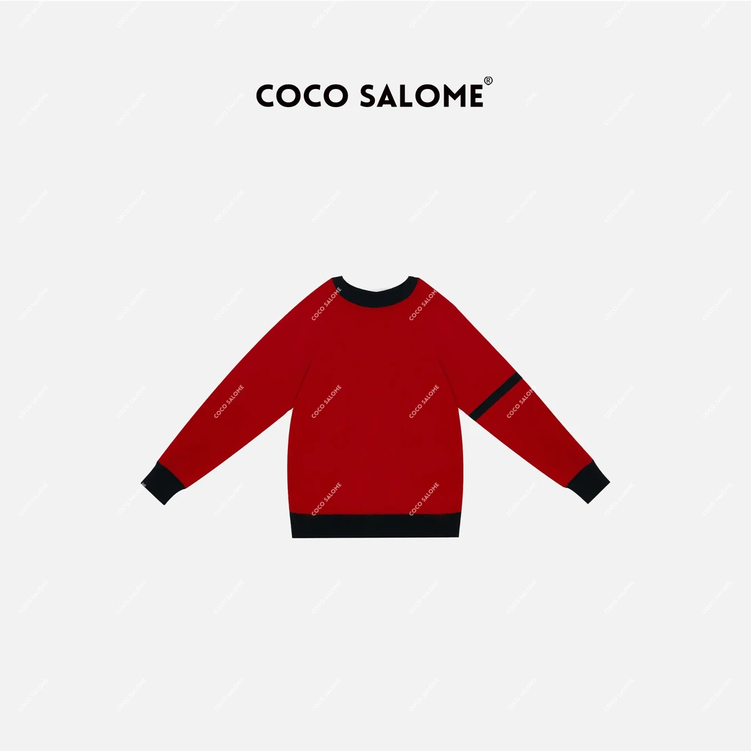 COCO SALOME②【糖葫芦毛衣】美丽奴羊毛热力感亲肤锁温轻奢毛衣