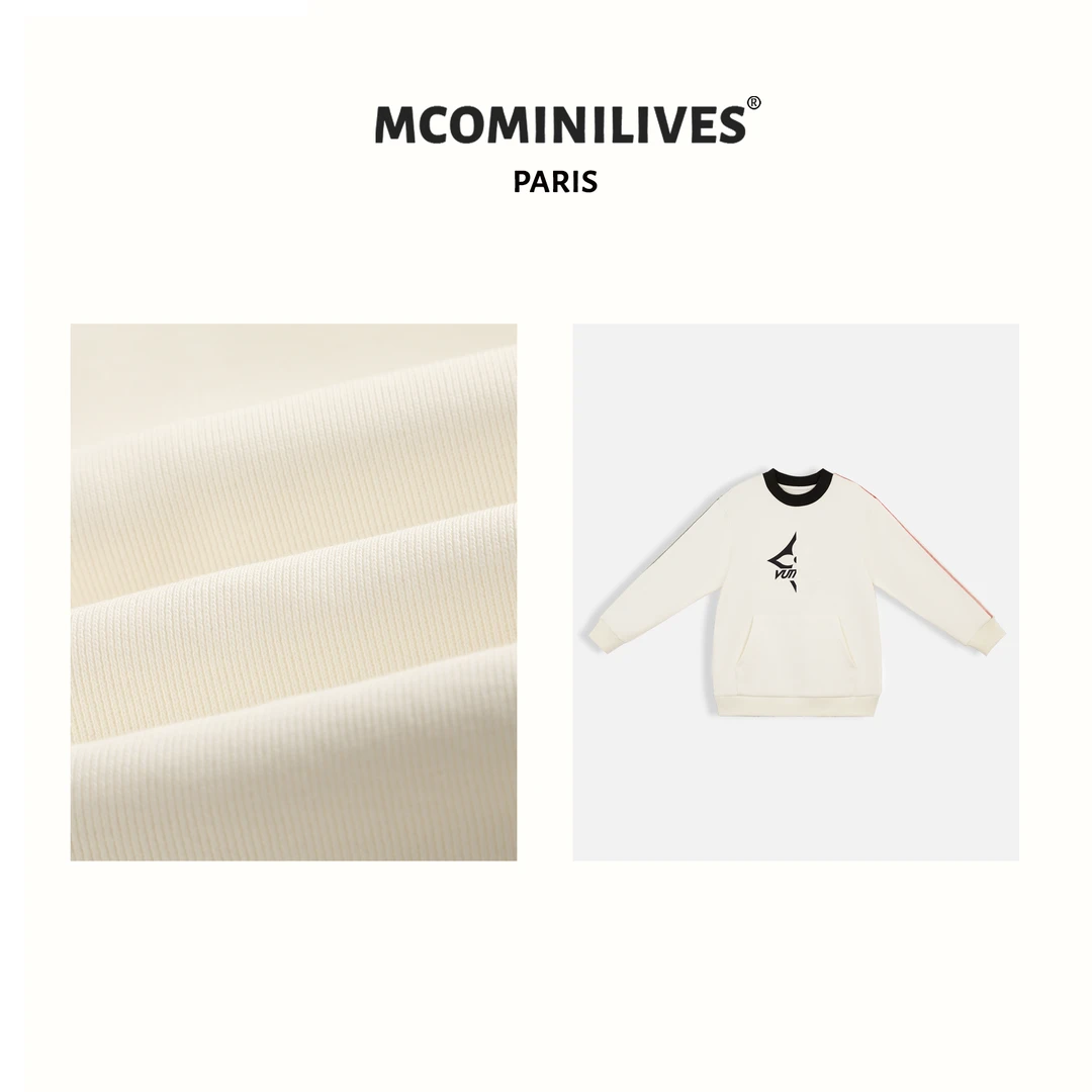 彬彬&SALOME【梦幻花园】男女同款棉加绒热力感拉链设计卫衣