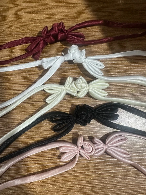 旗袍扣长尾流苏扎花盘扣国风手工编织纽扣中式礼服连衣裙复古扣子