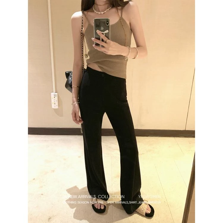 YESWOMEN海狸裤·夏日凉凉柔萬能小黑裤 宽松微喇显瘦XYF2341C1749