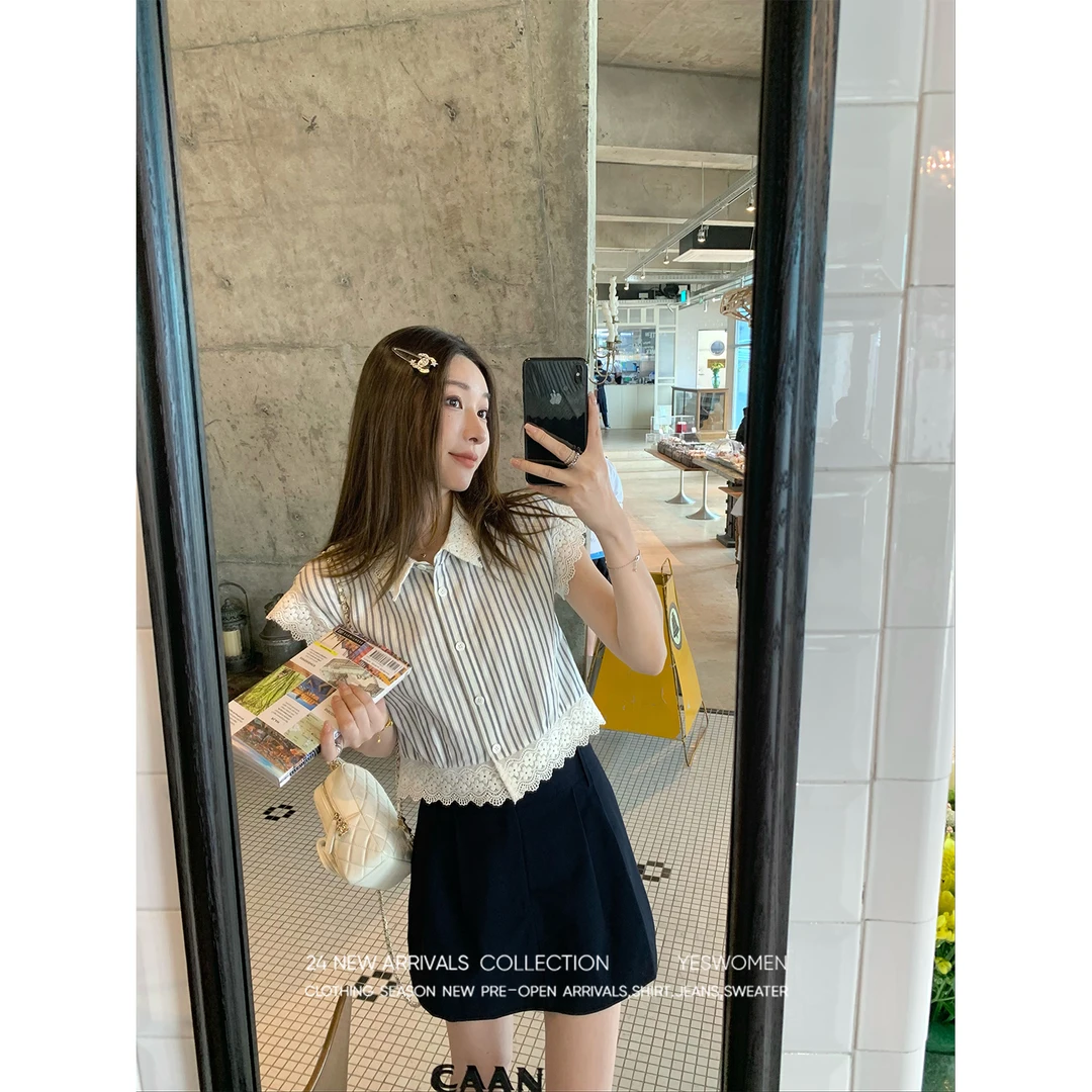 YESWOMEN浪漫马黛·甜美约会系套组 俏皮乖巧清爽套装XY7245F1128A