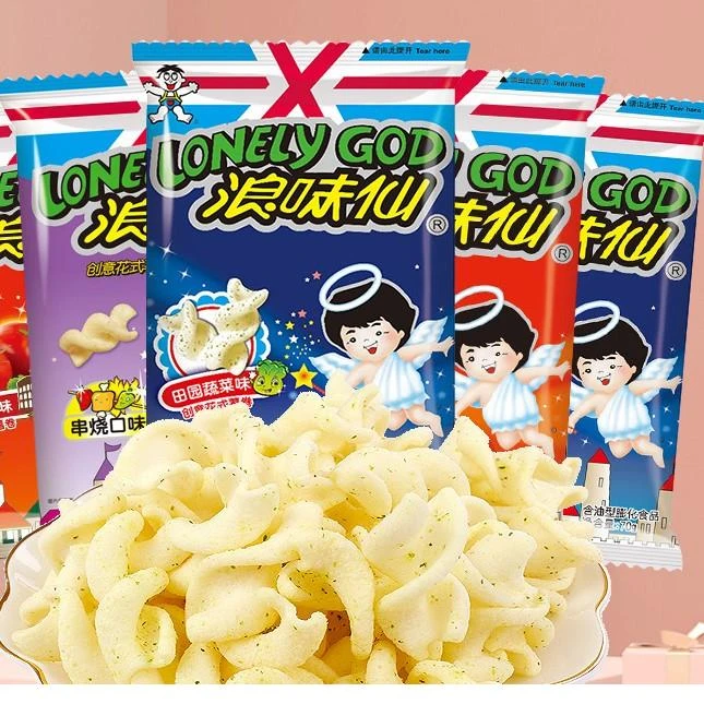 浪味仙大包蔬菜味超大整薯片薯卷解馋零食大礼包耐吃笋1g