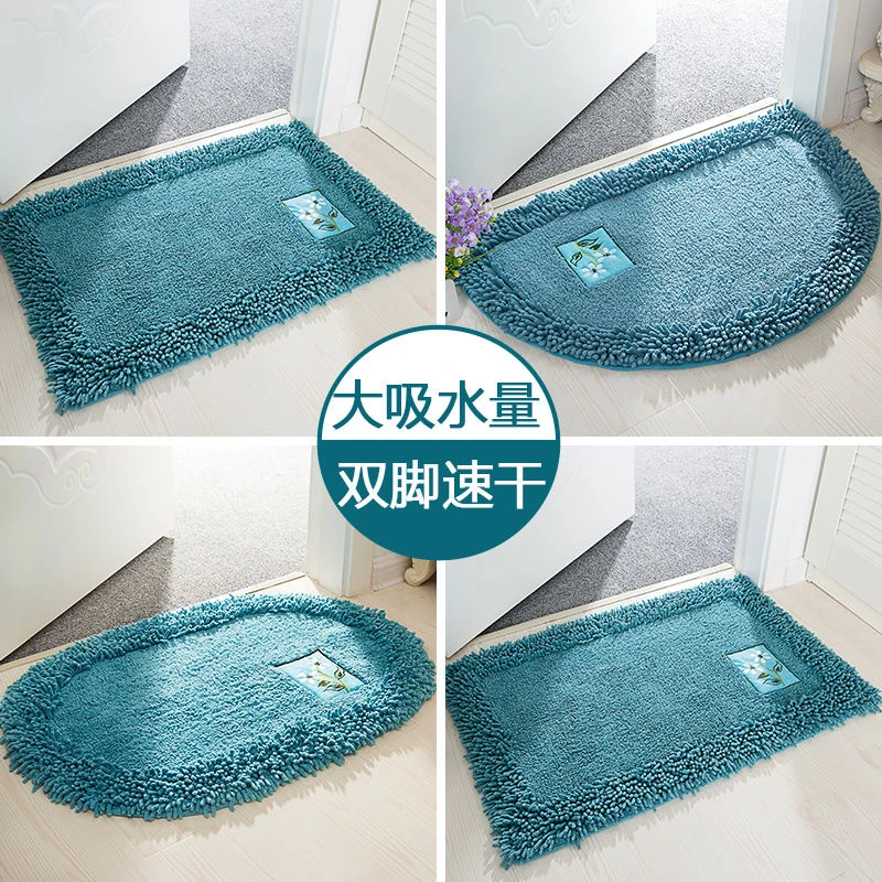 卫生间吸水地垫进门门口脚垫厕所门垫浴室防滑垫卧室地毯垫子家用