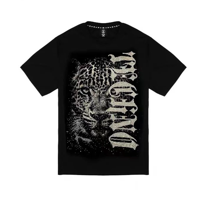 郑州大卫城T.C.H轻奢2025夏季烫钻T恤男女同款T72B106076